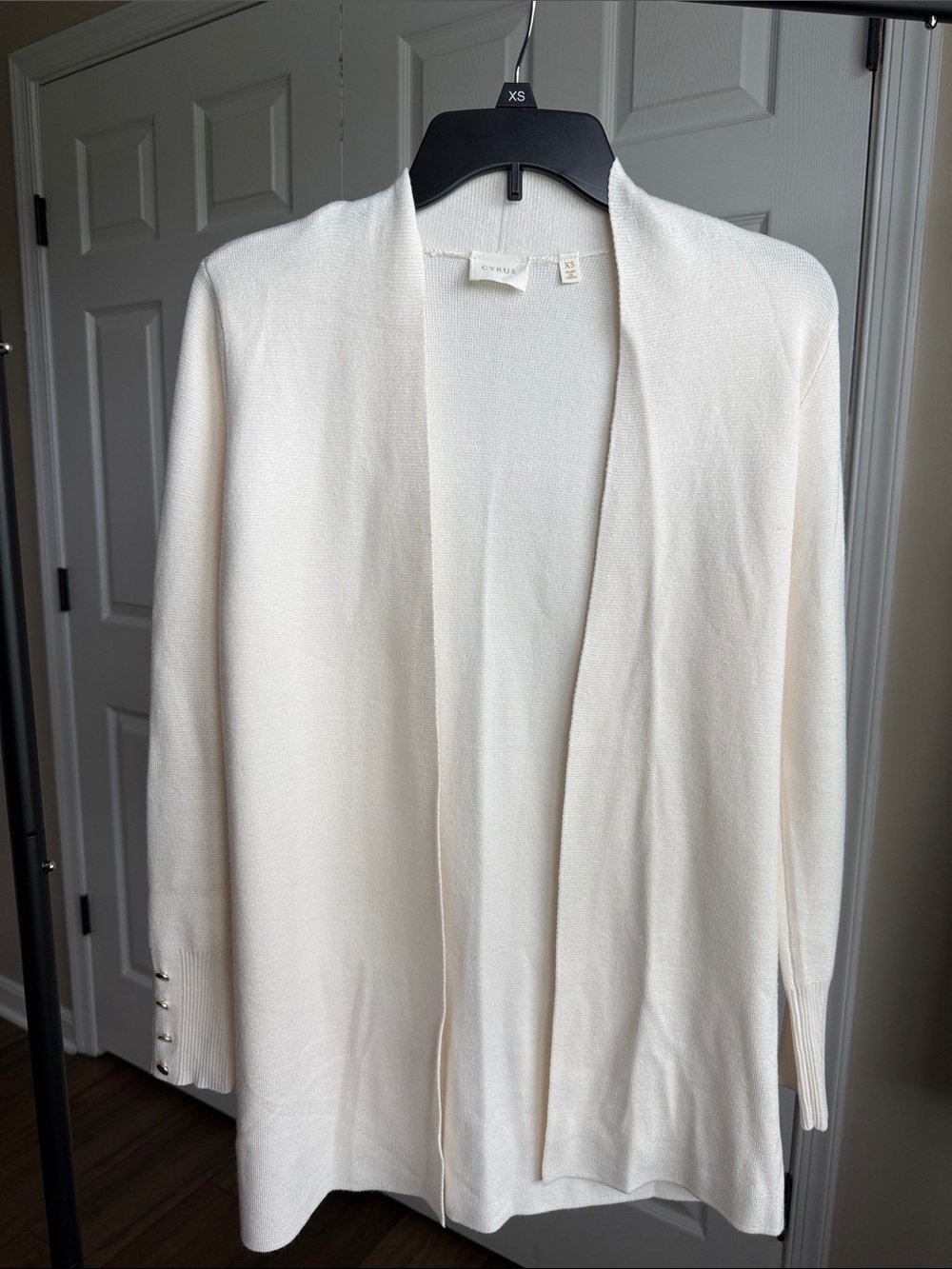 Cyrus Drape Front Mid Length Cardigan - Picture 9 of 13